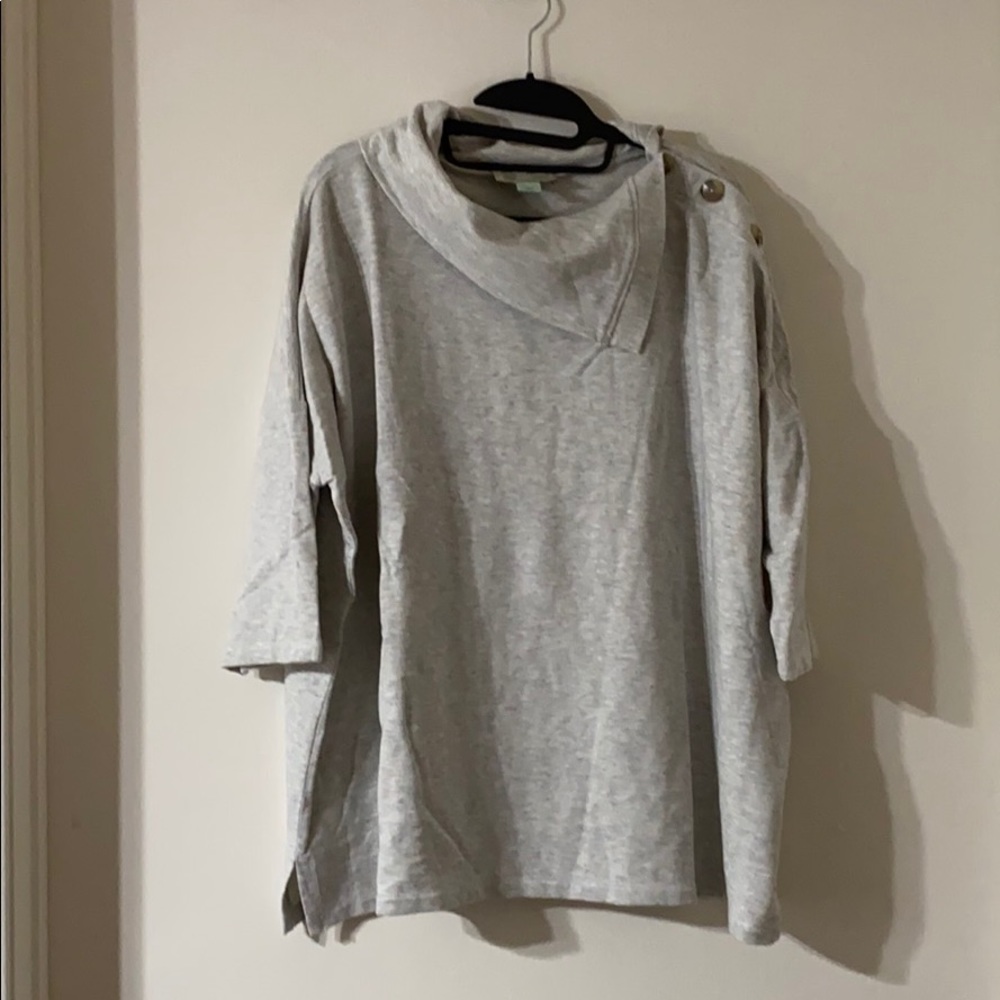 Saturday/Sunday faux turtle neck top